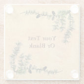 枝のアーチ ガラスコースター (裏面)