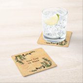 枝のアーチ スクエアペーパーコースター (インサイチュ)