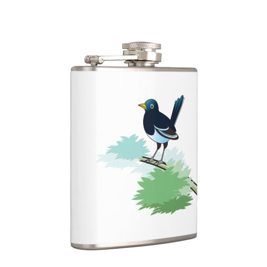 枝のカササギ フラスク (右)