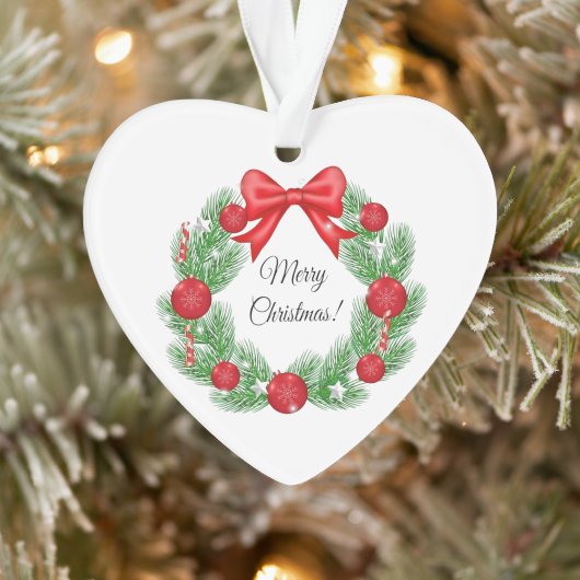 枝のクリスマスリース飾 オーナメント