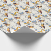 枝のボルチモアのオリオレス ラッピングペーパー (角)