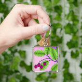 枝のラズベリー キーホルダー (手)