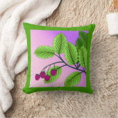 枝のラズベリー クッション (ブランケット)