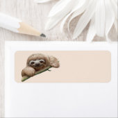 枝の上のスロース ラベル (インサイチュ)