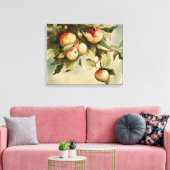 枝の上のリンゴ キャンバスプリント (インサイチュ (リビング))