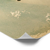 枝の上のリンゴ ポスター (角)