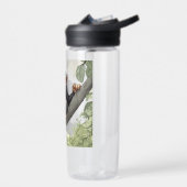 枝の上の可愛いチンパンジー ウォーターボトル (左面)