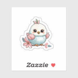 枝の上の小鳥 シール