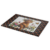 枝の上の高地の牛 カッティングボード (角)