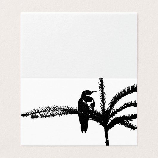 枝の上の鳥 (外部フラット)