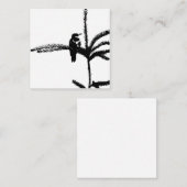 枝の上の鳥 エンクロージャーカード (正面/裏面)