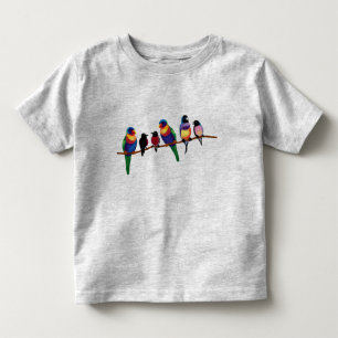 枝の上の鳥 トドラーTシャツ