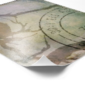 枝の上の鳥 フォトプリント            (角)