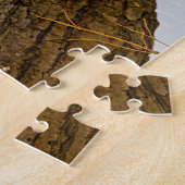 枝の仲の良い恋人同士のカップル ジグソーパズル (側面)