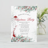 枝の果実，ガラス，クリ企業のスマス 招待状 (スタンド正面)