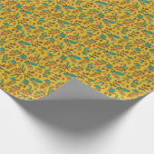 枝の果実、シームレスな自然パターン。 ラッピングペーパー (角)