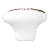 枝の水色ロビン セラミックノブ (側面)