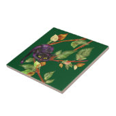 枝の猫 タイル (側面)