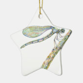 枝の眩ますトンボ セラミックオーナメント (左)