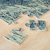 枝の雪景色 ジグソーパズル (側面)