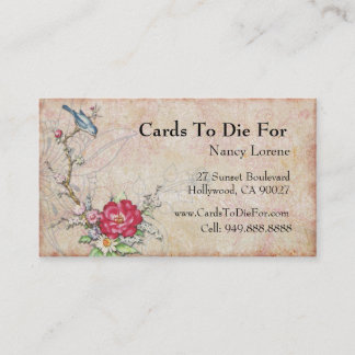 枝の青い鳥 名刺