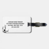 枝の鳥 ラゲッジタグ (裏面横)