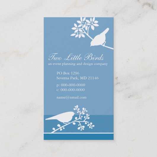 枝の鳥 名刺 (正面)