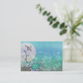 枝の鳥: 芸術的な水 名刺 (スタンド正面)