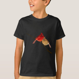 枝の(鳥)ショウジョウコウカンチョウ Tシャツ
