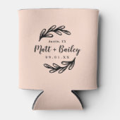 枝はっきりしたモノグラ結婚ム |赤面 缶クーラー (正面)