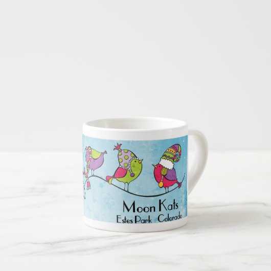 枝エスプレッソのマグの3羽の鳥 エスプレッソカップ (正面右)