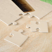 枝カラフルに止まったカワセミ ジグソーパズル (側面)