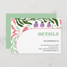 枝カラフル、レトロな民俗結婚流 エンクロージャーカード