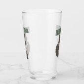 枝タンブラーからぶらさがる可愛い漫画 タンブラーグラス (左)