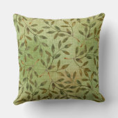 枝付き緑のシェードと離れ クッション (裏面)