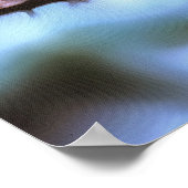 枝分かれした野生動物の芸術に没頭した太いロビン ポスター (角)