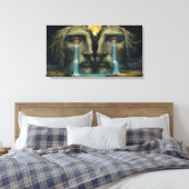 枝分かれの分岐 キャンバスプリント (インサイチュ (寝室))