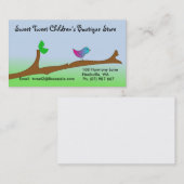 枝名刺の鳥 名刺 (正面/裏面)