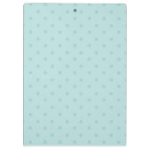 枝名前入りなクリップボードのピンクのフクロウ クリップボード (裏面)