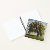 枝垂れ柳懸命カバージャーナル ノートブック (内部)