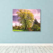 枝垂れ柳 キャンバスプリント (インサイチュ (ウッドフロア))