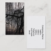 枝垂れ柳 名刺 (正面/裏面)