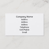 枝垂れ柳 名刺 (裏面)