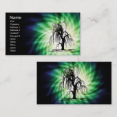 枝垂れ柳 名刺 (正面/裏面)