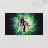 枝垂れ柳 名刺 (裏面)