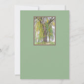 枝垂れ柳/黄色と緑の巻空白のき (裏面)