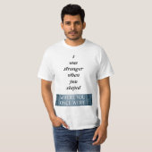 枝揺れる、強さ、愛、そして手放す Tシャツ (正面フル)