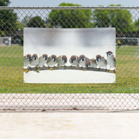 枝旗の鳥 横断幕 (インサイチュ)