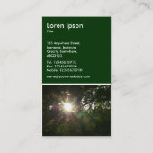 枝日本の07 – 濃い緑 名刺 (裏面)