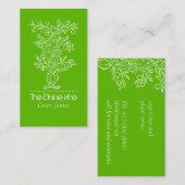 枝果樹立植栽業又は庭園業 名刺 (正面/裏面)